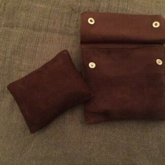 Vintage Patek Philippe Watch Travel Case Box / Etui Pour Montre PP En Daim - NOS