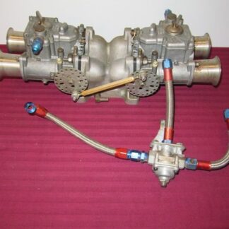 Vintage Italian Weber 45DCOE 150 Side Draft Carb Pair Ford V8 Small Block