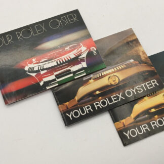 Vintage ROLEX Your Rolex Oyster Booklet Select year 1982 - 1989 English Genuine