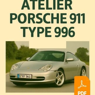 Manuel Atelier PORSCHE 911 Type 996 RTA Anglais - Format CD PDF - Envoi en 24H !