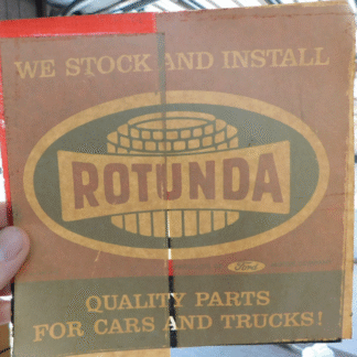 NOS OEM Ford 1960's Rotunda Quality Parts Decal Window Logo Mustang Shelby +++