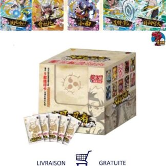 Display NARUTO LITTLE DINO Gold cube Box 20 Boosters 100 Cartes à collectionner
