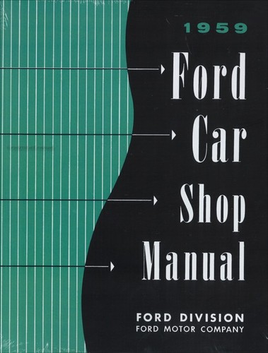 VERY CLEAN! VTG Genuine Original 1960 Ford Motor Co Car Shop Manual Repair Book – Image 2
