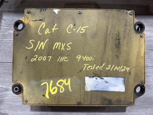 CATERPILLAR C15 S/N MXS ECM ECU PART# 292-9610-01 DIESEL ENGINE COMPUTER MODULE