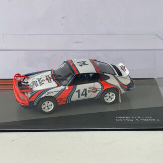 IXO 1/43 - Safari Rally  -  Porsche 911 SC - 1978 .