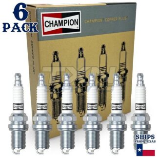 6 Pack Champion Copper Plus Spark Plugs for 2007 GMC Sierra 1500 Classic 4.3L
