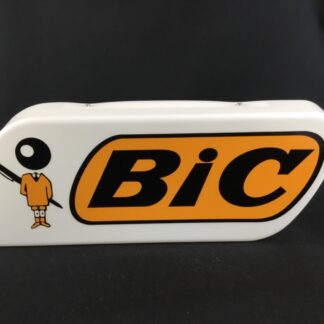 Enseigne publicitaire vintage BIC  - 45 x 17 cm