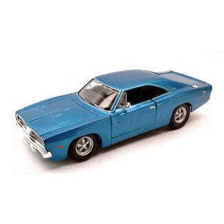 DODGE CHARGER R/T 1969 METALLIC BLUE 1:25 Maisto Auto Stradali Modellino