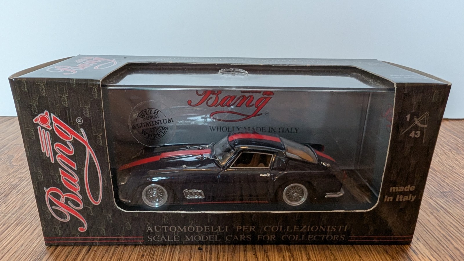 BANG 1/43 FERRARI 250 TDF TOUR DE FRANCE STREET 1958 DARK BLEU REF 7265