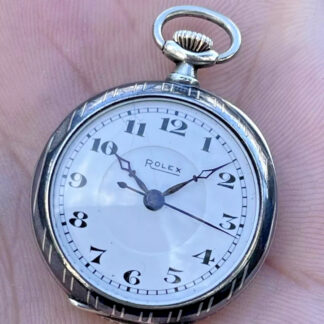 RARE PETITE MONTRE GOUSSET POCHE ARGENT ROLEX SUISSE VERS 1926 Watch