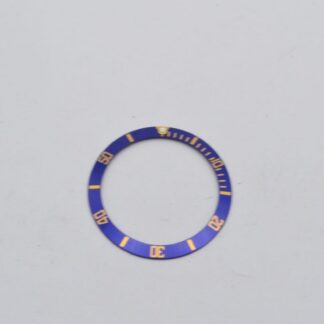 ROLEX Lunettes Inlay 37Mm Vintage Rar Submariner 16613 Bleu