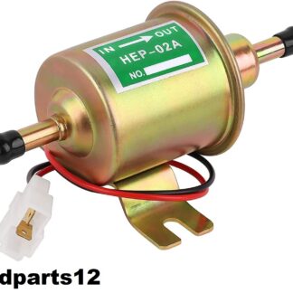 Pompe a Carburant Universelle électrique 12V 0.5 Bar Essence et Diesel Moto Auto