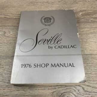 1976 Cadillac Seville Original Shop Repair Manual Vintage General Motors