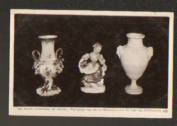SEVRES (92) PORCELAINES du XVIII° Siécle , Manufacture de Sévres . Editeur ROSE