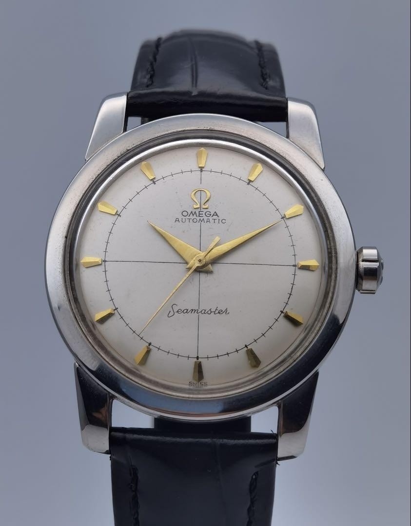 Omega Seamaster Ref.2577.10 Vintage Cal.354 Argent Blanc Automatic Montre Hommes