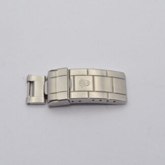 ROLEX OYSTER Acier Bracelet Boucle Déployante 16MM 93150 Vintage En Bon État Mat