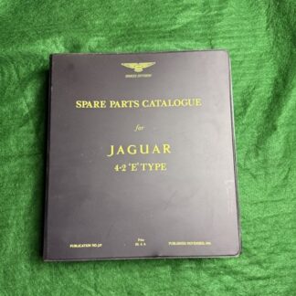 JAGUAR E-TYPE 4.2 COUPE & ROADSTER 1965 FACTORY PARTS CATALOGUE Vgc