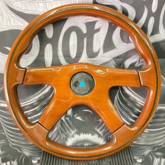 NARDI Wood Steering wheel GARA4 365mm 36.5cm 14.5 inch Black Vintage #67255
