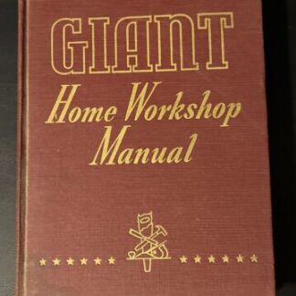 Vintage Giant Home Workshop Manual handbook hardcover By Popular Science 1941