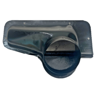 ORIGINAL GM Engine Shroud Chevy Corvair Fresh Air Hose Connector at Firewall