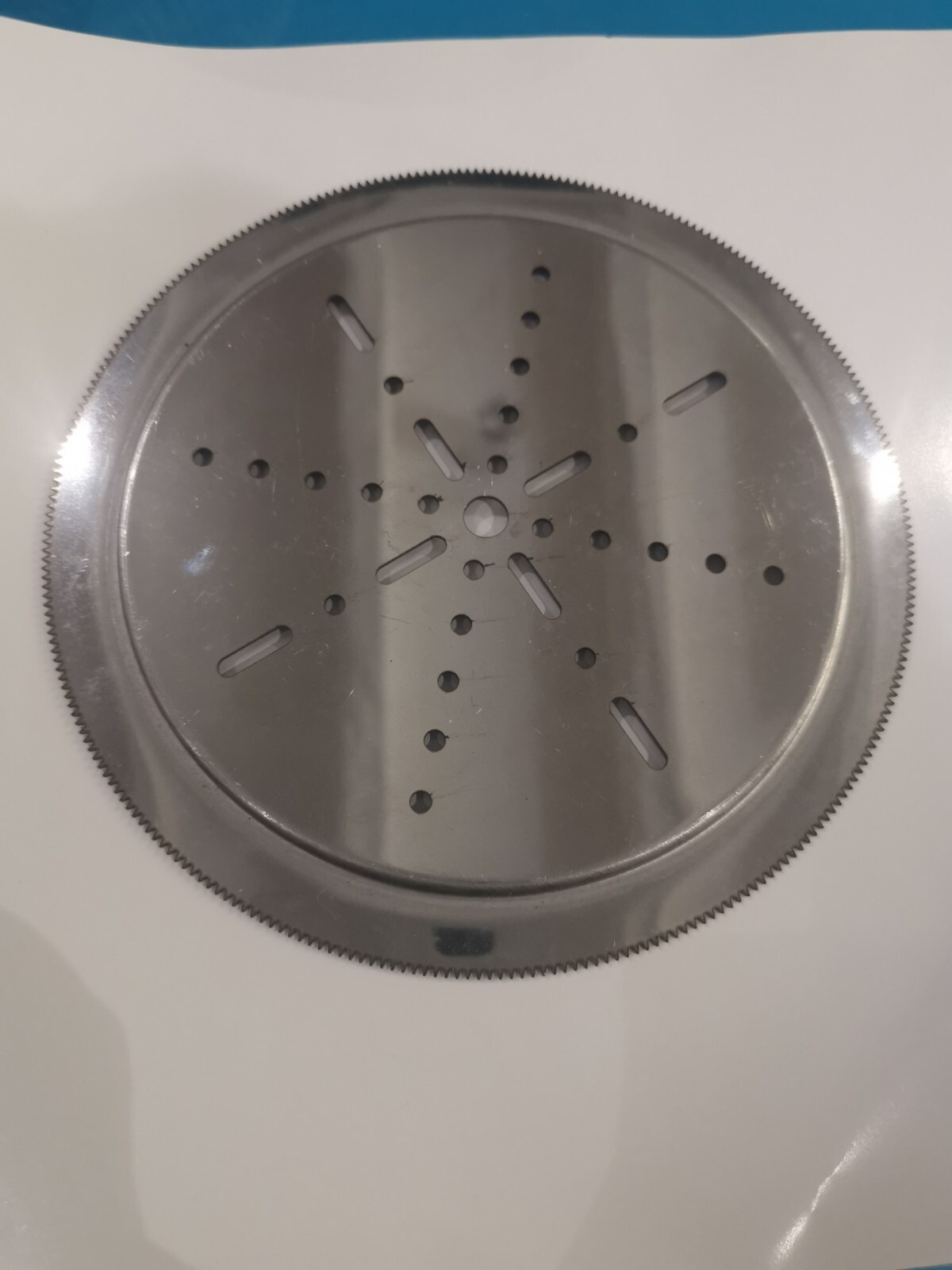 MECCANO PLATEAU DE 285 DENTS ZINGUE 19 CM Ref 232