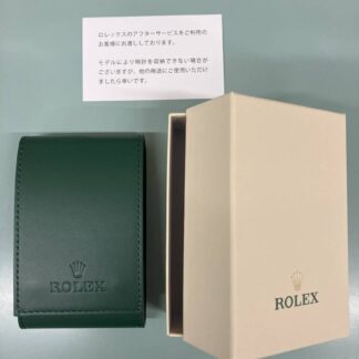 VINTAGE AUTHENTIQUE boîtier de montre ROLEX étui de voyage en cuir vert...