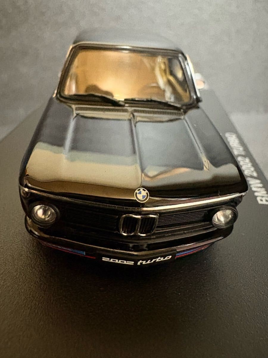 AutoArt BMW 2002 Turbo 1973 1/43 Noir Diecast Model Car