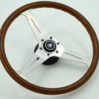 Vintage E Nardi Torino Signed Wood Steering Wheel CD32 / 18-7