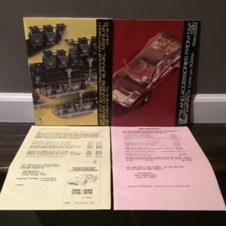 Ferrari Parts Catalog FAF Motor Car Book Prices_Maserati Section_VINTAGE 1988