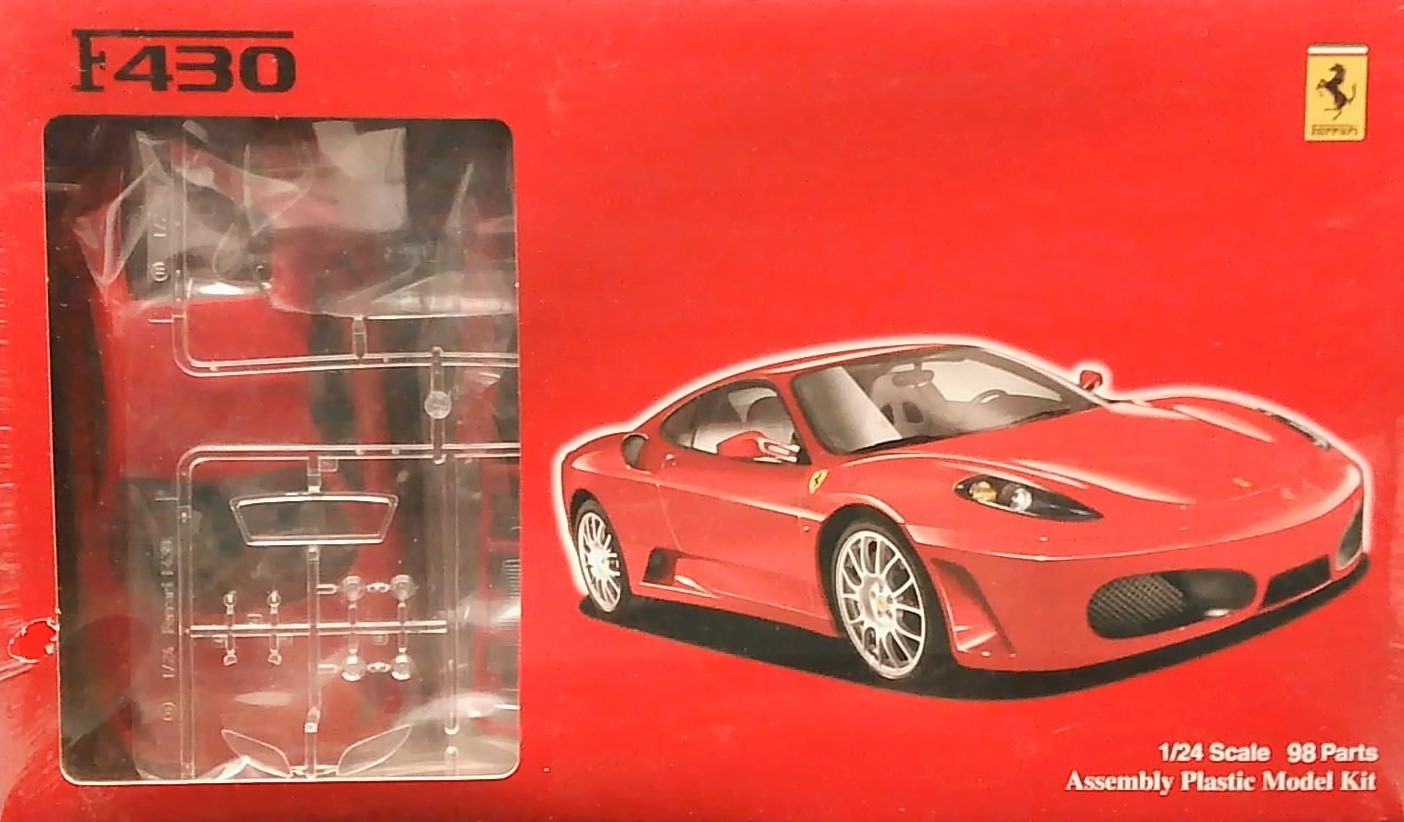 FUJIMI - FERRARI F430 - 98 PARTS - 2005 VINTAGE - 1:24 - RS-68 - KIT #12256