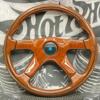 NARDI Wood Steering wheel GARA4 365mm 36.5cm 14.5 inch Black Vintage #148894