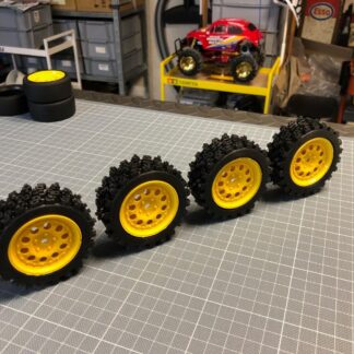 Roues x4 Tamiya Porsche 959 1/12