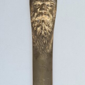 Ancien coupe papier en bronze signé A GANGAND tête d´homme Art-Nouveau fin 19ème