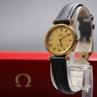 Vintage 1979 Omega De Ville Gold Plated Quartz Ladies Ref.591.0090 [Near Mint]