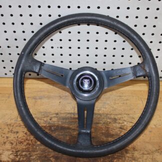 1989 Jaguar XJS Vintage Nardi 3 Spoke Steering Wheel (NEEDS REPAIRS)
