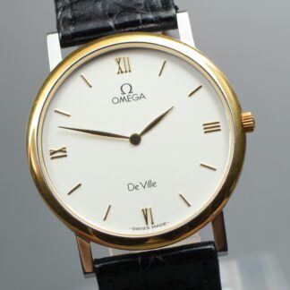 [ près de : Mint ] Vintage Omega Ville Cal.1387 Romain Quartz Homme Montre Japon