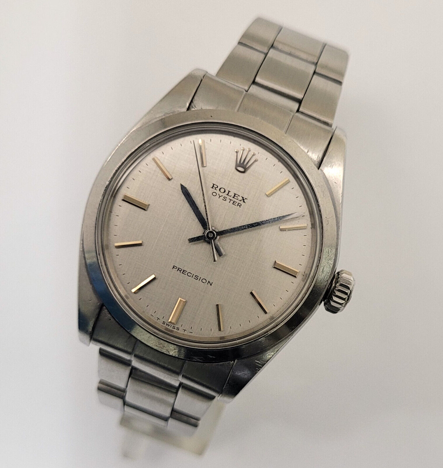Belle Rolex Oyster Ref. 6426 Avec Cadran Texturé Montre Unisexe 1970