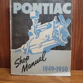 Pontiac Shop Manual Vintage ORIGINAL 1949 - 1950