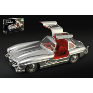 MERCEDES 300SL GULLWING 1954 SILVER KIT 1:16 Italeri Kit Auto Modellino