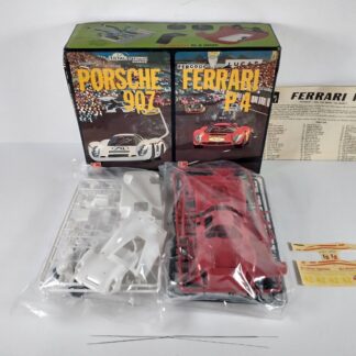 Vintage Porsche 907 & Ferrari P4 AMT 1:24 Model Kit # T419 Sealed Parts Bags