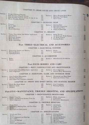 1953 Ford Truck Shop Manual Service Repair Form 7099-53 Original OEM Vintage