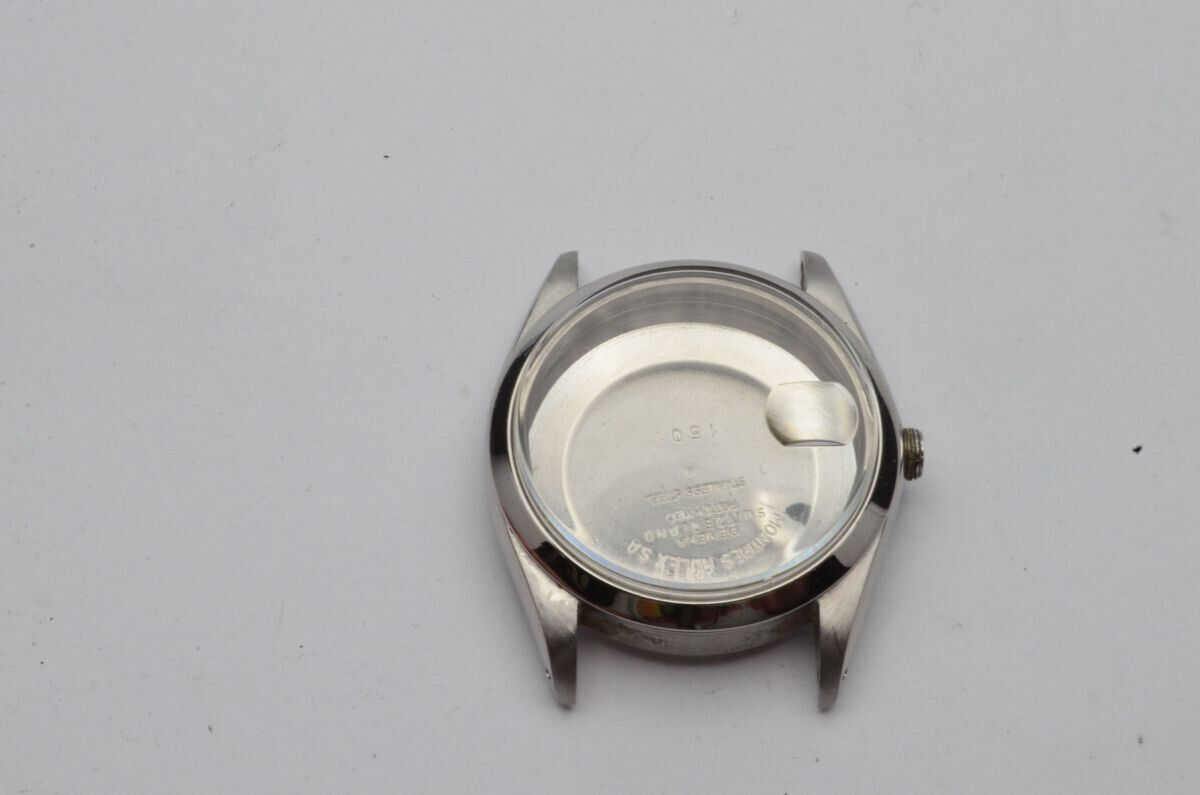 Rolex Boîtier Étui Oyster Perpetual 1501 Vintage Rare Avec Fond Rare