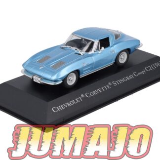 AC402 Voiture 1/43 altaya Voitures américaines CHEVROLET Corvette Stingray 1963