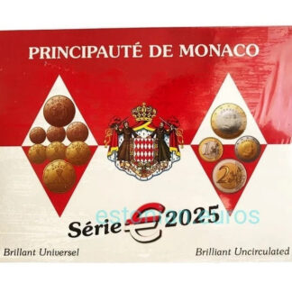 PREVENTE BU 2025 MONACO SOUS BLISTER NEUF 8 PIECES