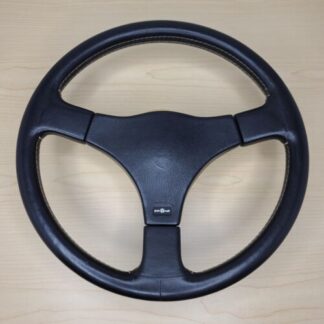 Personal racing leather steering wheel like Nardi Momo Raid rare vintage JDM #14