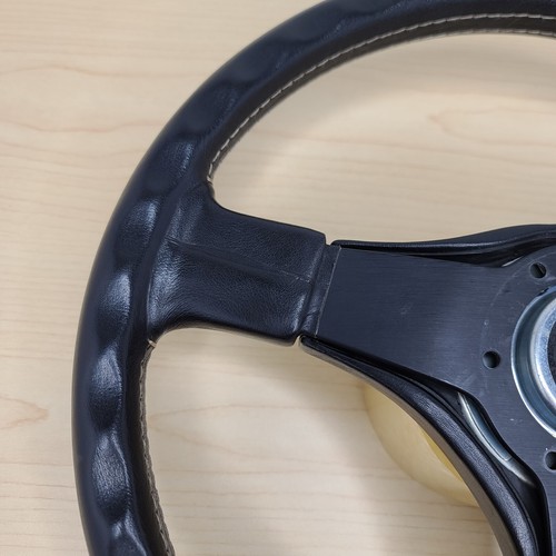 Personal racing leather steering wheel like Nardi Momo Raid rare vintage JDM #14