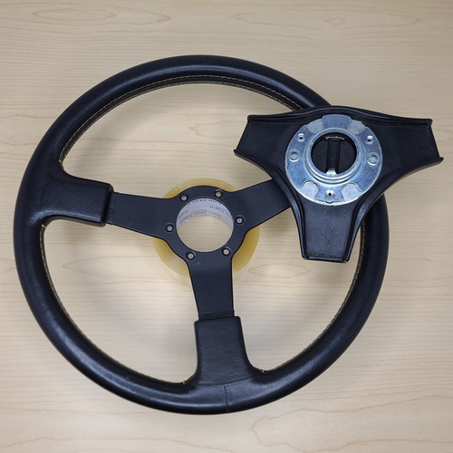 Personal racing leather steering wheel like Nardi Momo Raid rare vintage JDM #14
