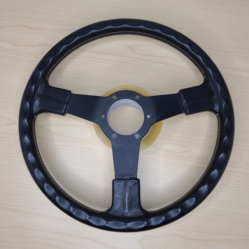 Personal racing leather steering wheel like Nardi Momo Raid rare vintage JDM #14