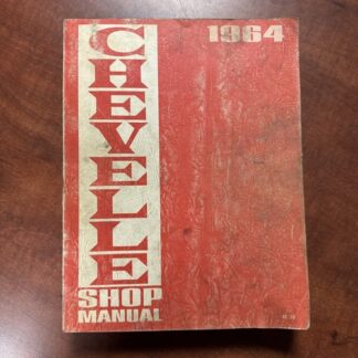 Vintage Original 1964 Chevelle Malibu El Camino Shop Service Manual Genuine GM