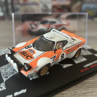 Miniature Altaya Ixo 1/43 Lancia Stratos HF Rallye Acropolis 1978 Bic